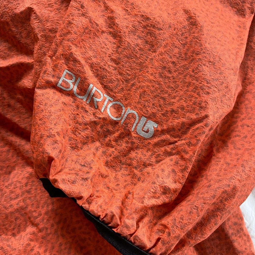 Burton Vibrant Orange Windbreaker - Picture 3 of 5